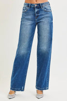 Slouchy Baggy Jeans Pocket Side Seam Detail