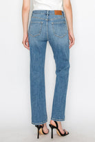 Tummy Control High Rise Slim Straight Jeans