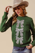 Sequins Embellished Christmas Sweater