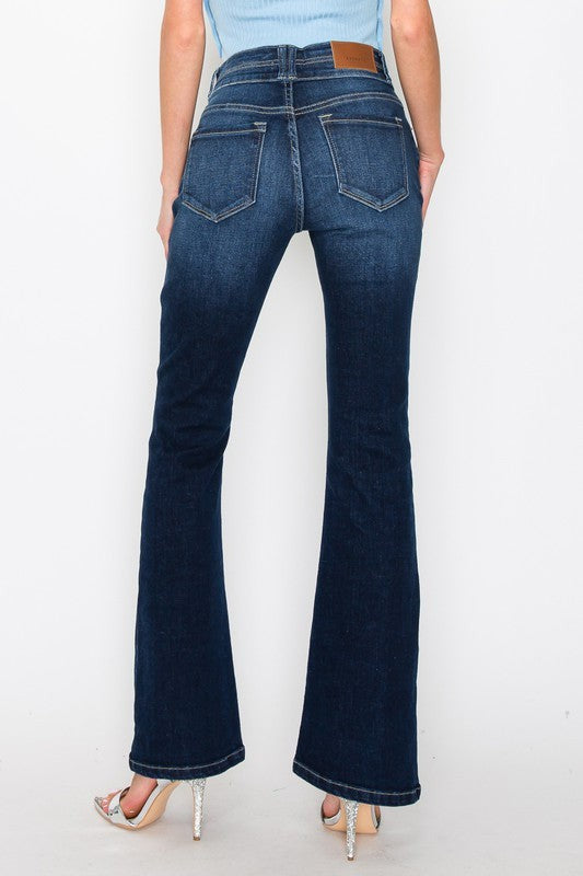 High Rise Tummy Control Bootcut Jeans