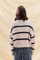 Striped Soft Touch Button Cardigan