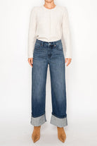 High Rise Tummy Control A-Wide Jeans