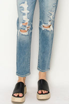 High Rise Stretch Mom Jeans