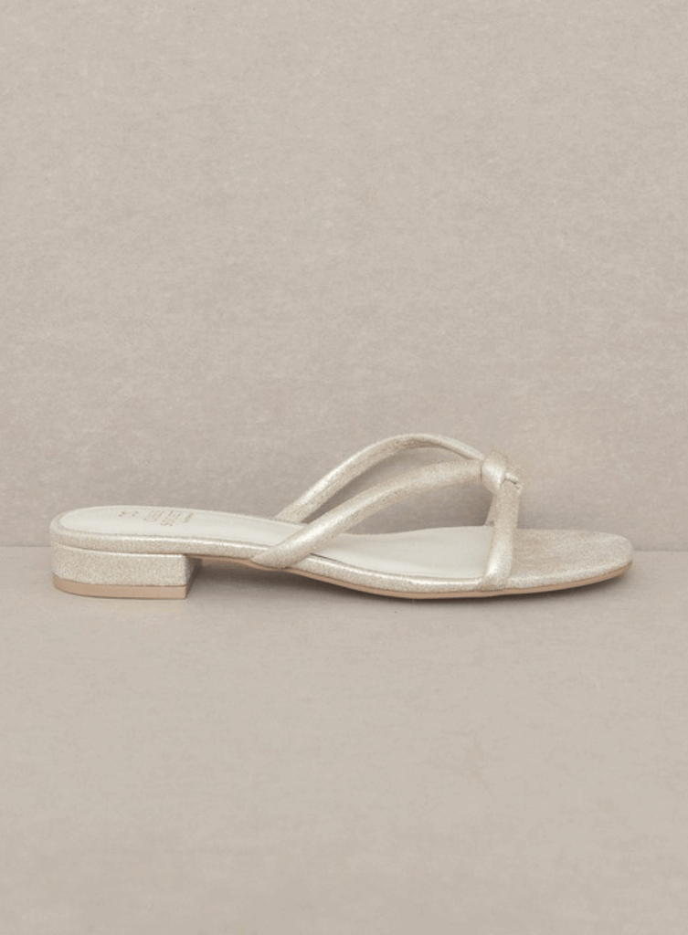 Oasis Society Ada Delicate Knotted Flat Sandal