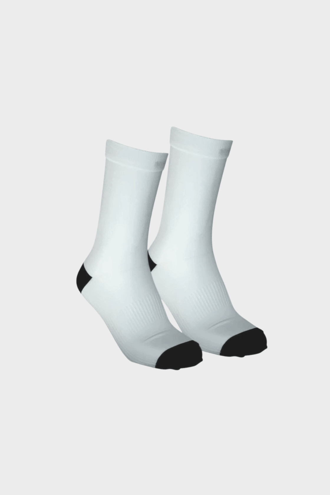 Rocca Sock White Crew Compression Socks