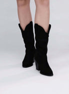 Akito Knee High Heel Boots - Rocca & Co