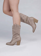 Akito Knee High Heel Boots - Rocca & Co