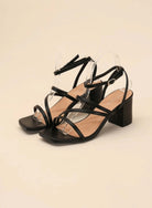 Ali-6 Strappy Low Heel Sandals - Rocca & Co