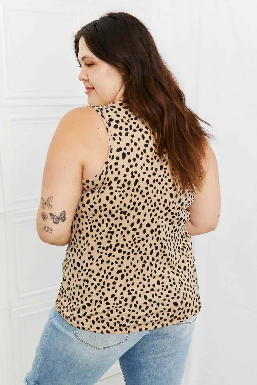 All About Me Full Size Sleeveless Top - Rocca & Co