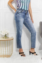 Amara High Rise Slim Straight Jeans - Rocca & Co