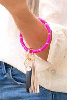 Boho Key Ring Bracelet - Rocca & Co