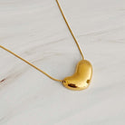 Bold Molten Heart Necklace - Rocca & Co