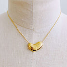 Bold Molten Heart Necklace - Rocca & Co