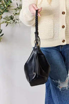 Braided Strap Shoulder Bag - Rocca & Co