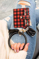Buffalo Key Ring ID Wallet Bracelet - Rocca & Co