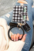 Buffalo Key Ring ID Wallet Bracelet - Rocca & Co