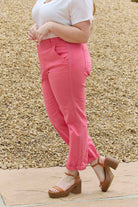 Caroline High Waisted Jogger Jeans Full Size High Waisted Jogger Jeans - Rocca & Co