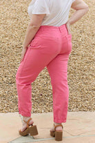 Caroline High Waisted Jogger Jeans Full Size High Waisted Jogger Jeans - Rocca & Co
