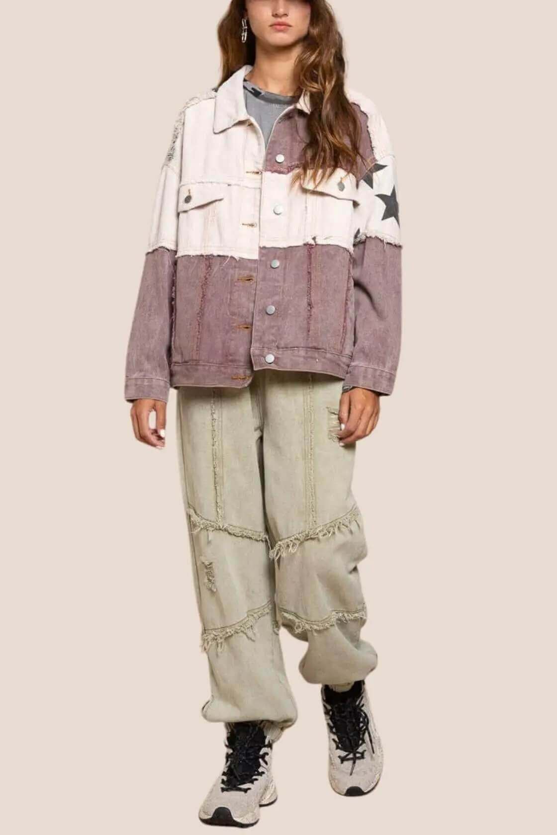 Cotton Twill Boyfriend Jacket - Rocca & Co