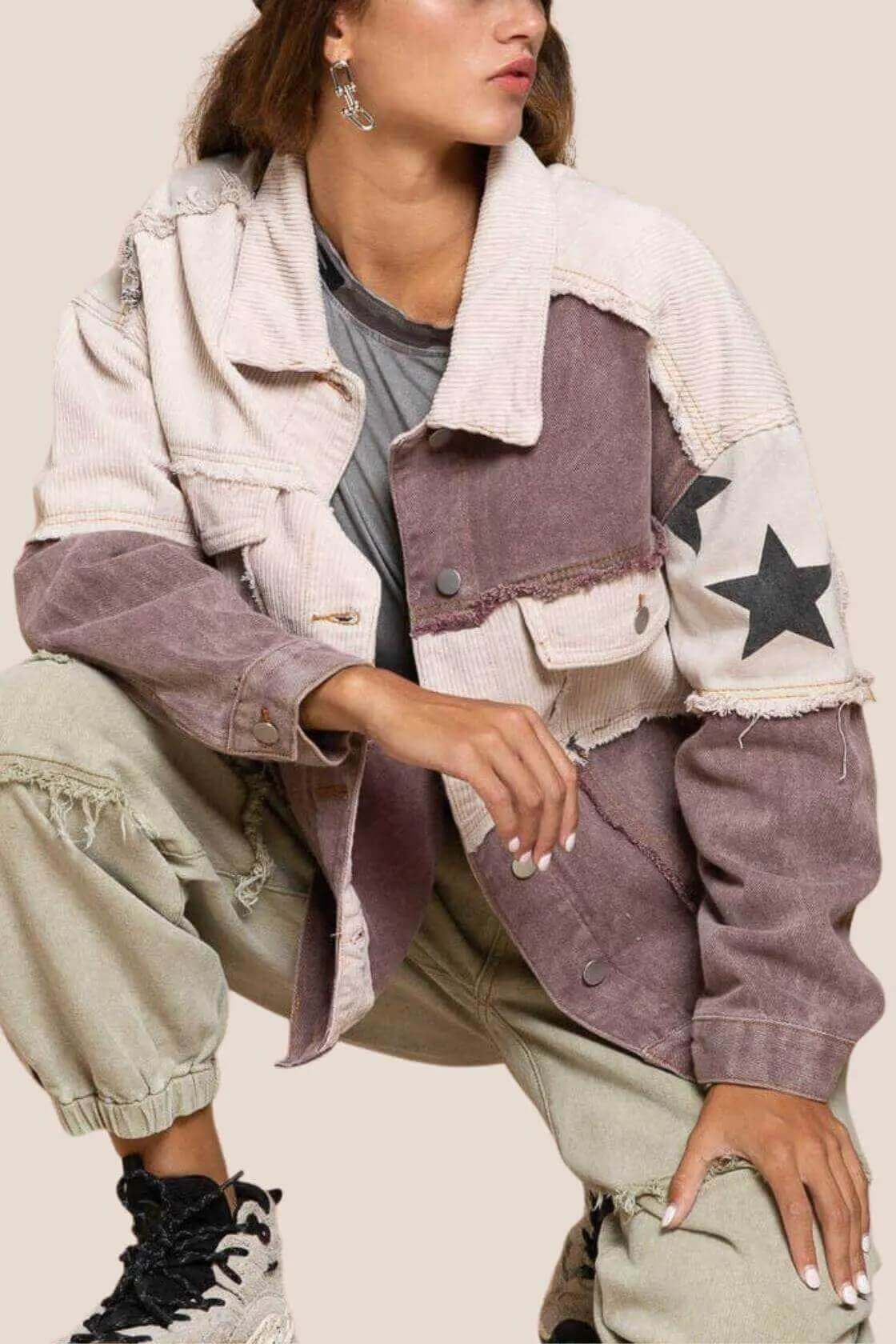 Cotton Twill Boyfriend Jacket - Rocca & Co