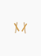 Crossroads Stud Earrings - Rocca & Co