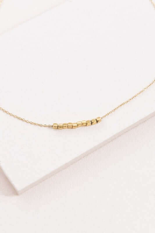 Cubed 14K Necklace - Rocca & Co