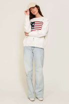 Distressed USA Logo Sweater - Rocca & Co