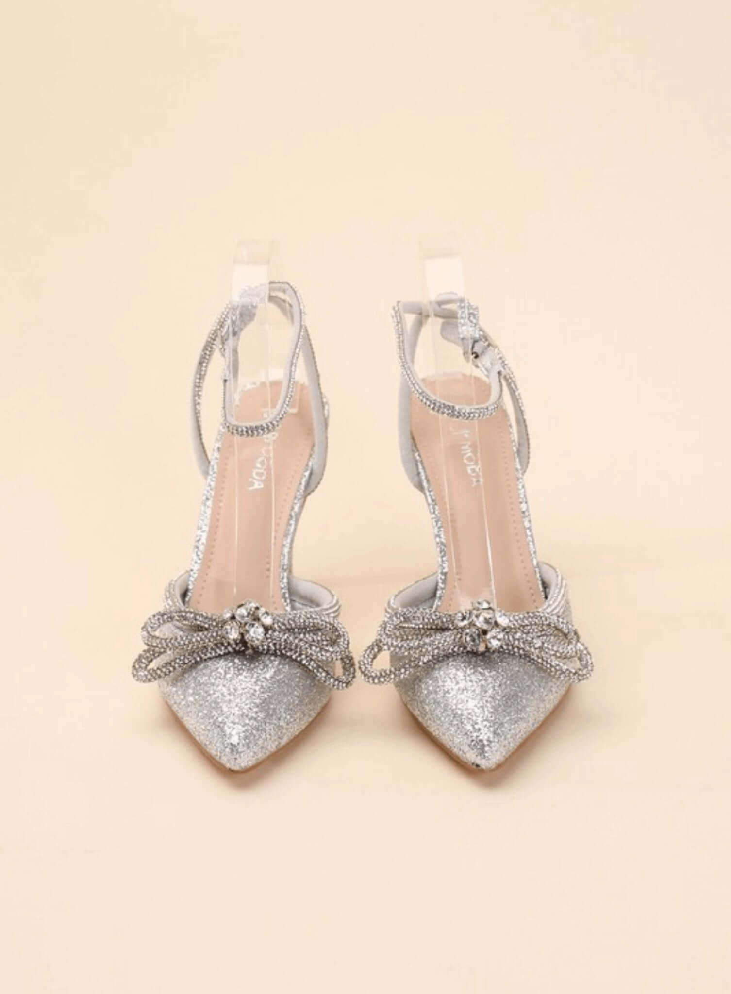 Freya-5 Double Bow Heels - Rocca & Co