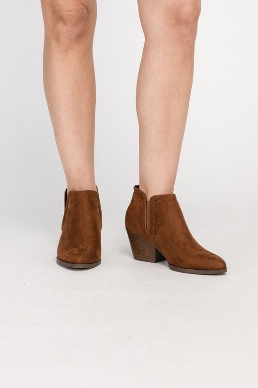 GWEN Suede Ankle Boots - Rocca & Co