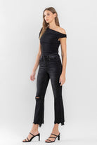 High Rise Ankle Bootcut Jeans - Rocca & Co