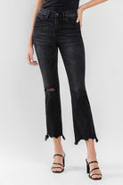 High Rise Ankle Bootcut Jeans - Rocca & Co