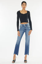 High Rise Slim Straight - Rocca & Co