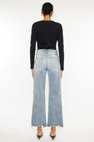 High Rise Slim Wide Leg - Rocca & Co