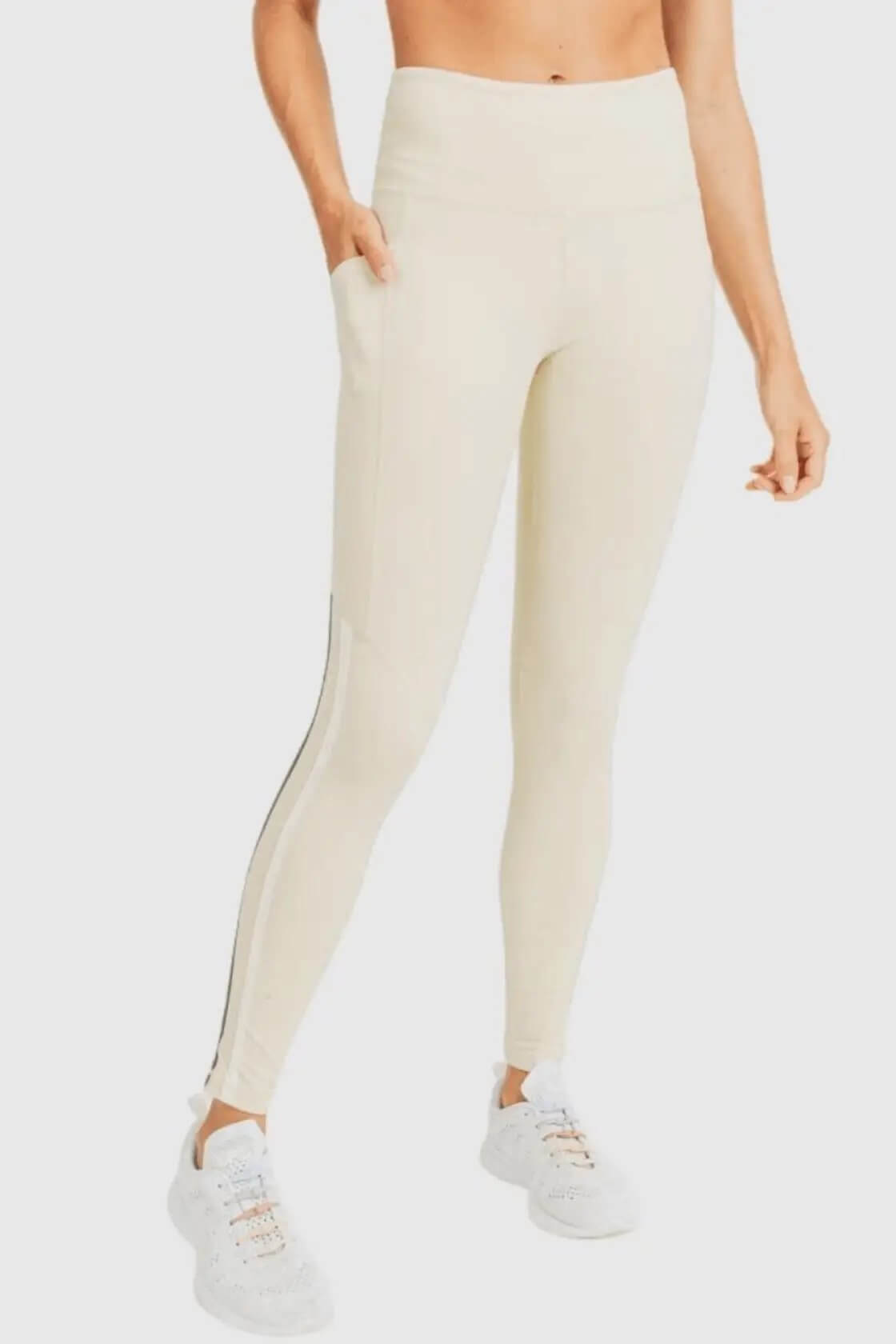 High Waisted Leggings With Pockets - Rocca & Co