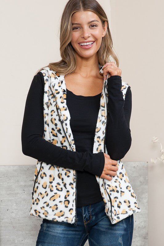 Hoodie Vest With Pockets - Rocca & Co