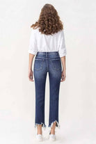 Jackie High Rise Crop Straight Leg Jeans - Rocca & Co