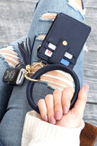 Key Ring Wallet Bracelet ID Zip Up - Rocca & Co