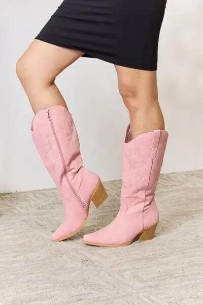 Knee High Cowboy Boots - Rocca & Co