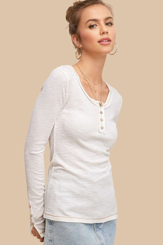 Leah Basic Soft Jersey Top - Rocca & Co