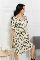 Leopard Print Mini Dress - Rocca & Co