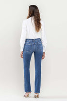 Low Rise Slim Bootcut Jeans - Rocca & Co