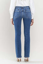 Low Rise Slim Bootcut Jeans - Rocca & Co