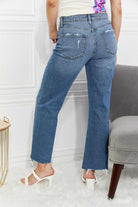 Melanie Crop Wide Leg Jeans - Rocca & Co