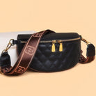 Myra Quilted Leather Crescent Sling Bag - Rocca & Co