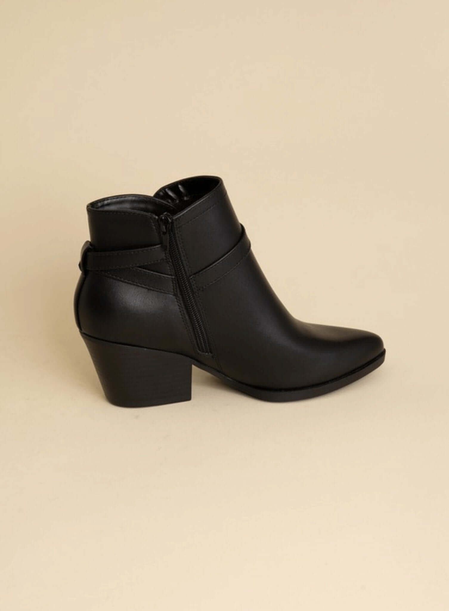 Nadine Ankle Buckle Boots - Rocca & Co