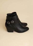 Nadine Ankle Buckle Boots - Rocca & Co