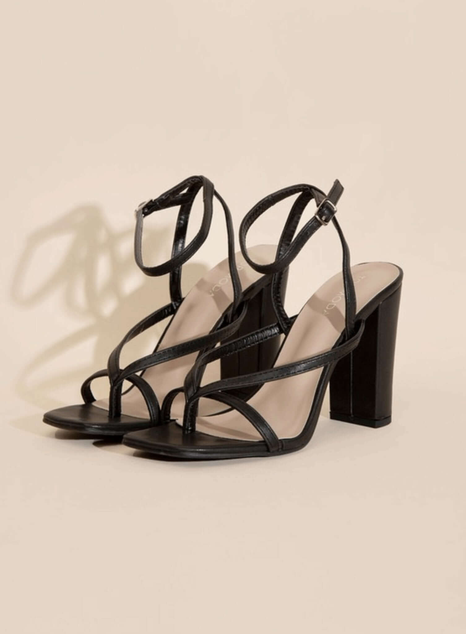 Nile-5 Thong Strappy Heels - Rocca & Co