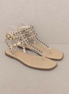 Oasis Society Oaklyn Studded Gladiator Sandals - Rocca & Co