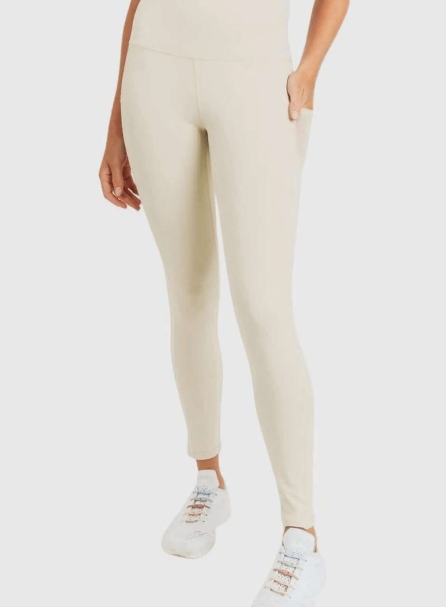 Performance High Waisted Leggings with Mesh Pockets - Rocca & Co