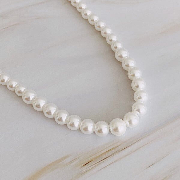 Queen Liz Graduated Pearl Necklace - Rocca & Co